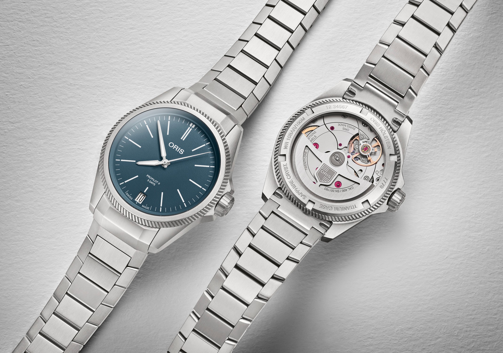 ORIS  Мужские швейцарские часы, автоматический механизм, титан, 39 мм